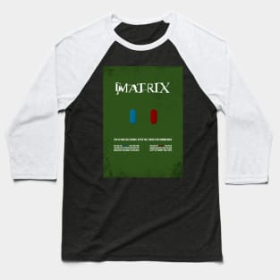 Matrix - Minimal Movie Film Poster Alternative Baseball T-Shirt